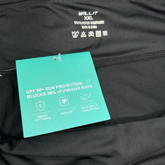 Willit Women's Black Athletic Tennis / Golf Skort - Picture 10 of 11